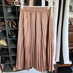 Midi Pleated Skirt